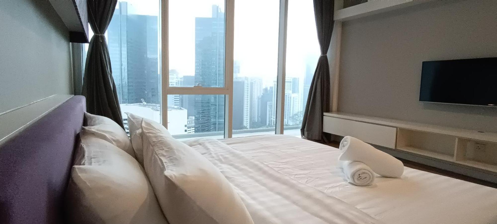 קואלה לומפור Skyward Suites At Platinum Klcc מראה חיצוני תמונה